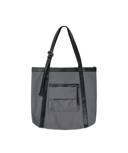 MISEKISEOUL MEN(ミセキソウルメンズ)の「Multi panel square shoulder bag CHARCOAL(ショルダーバッグ・メンズ・その他・OS)」の3枚目の写真
