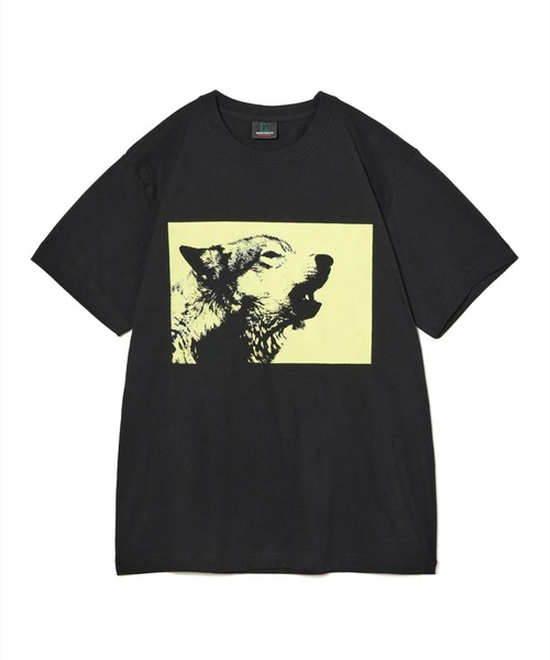NON TOKYO(ノントーキョー)の「NON TOKYO/ノントーキョー/PRINT T-SHIRT(DOG)プリントTシャツ(犬)(Tシャツ/カットソー・レディース・バーガンディー/ブラック/ホワイト・2/1)」の3枚目の写真