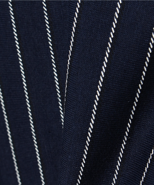 GLOBAL WORK（グローバルワーク）の「【キッズ】ストライププリントＴ半袖/713216（Tシャツ/カットソー・キッズ・オフホワイト/グレー/ネイビー・SMALL/LARGE/MEDIUM/X-LARGE）」の6枚目の写真