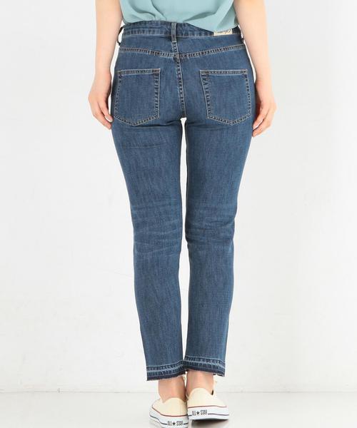 Another Edition（アナザーエディション）の「デニムニーダメージ(コバルト)/AEMBC CL DNM KNEE DAMAGE◆（デニムパンツ・レディース・コバルトブルー・SMALL/MEDIUM）」の2枚目の写真