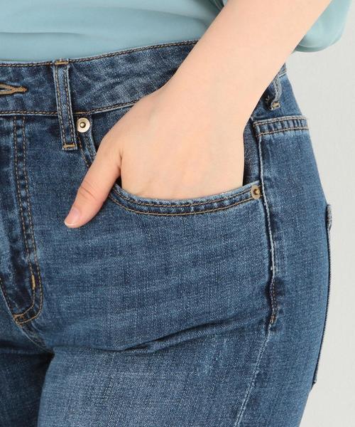 Another Edition（アナザーエディション）の「デニムニーダメージ(コバルト)/AEMBC CL DNM KNEE DAMAGE◆（デニムパンツ・レディース・コバルトブルー・SMALL/MEDIUM）」の9枚目の写真