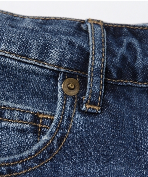 Another Edition（アナザーエディション）の「デニムニーダメージ(コバルト)/AEMBC CL DNM KNEE DAMAGE◆（デニムパンツ・レディース・コバルトブルー・SMALL/MEDIUM）」の14枚目の写真