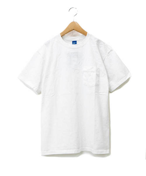Good On(グッドオン)の「Good On/グッドオン クルーポケットTシャツ(Tシャツ/カットソー)」|ホワイト