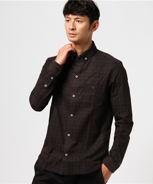 ★銀ボタン Lサイズ★ NICOLE CLUB FOR MEN ナポレオン 茶 NICOLE CLUB FOR MEN（ニコルクラブフォーメン）の「ナポレオンボタン