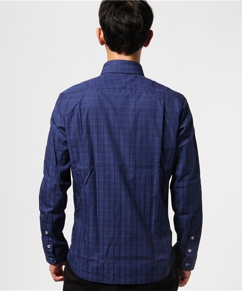 NICOLE CLUB FOR MEN（ニコルクラブフォーメン）の「ナポレオンボタンダウンカラーシャツ（シャツ/ブラウス・メンズ・ホワイト/ブラック/ネイビー/ラベンダー・LARGE/MEDIUM/X-LARGE）」の6枚目の写真