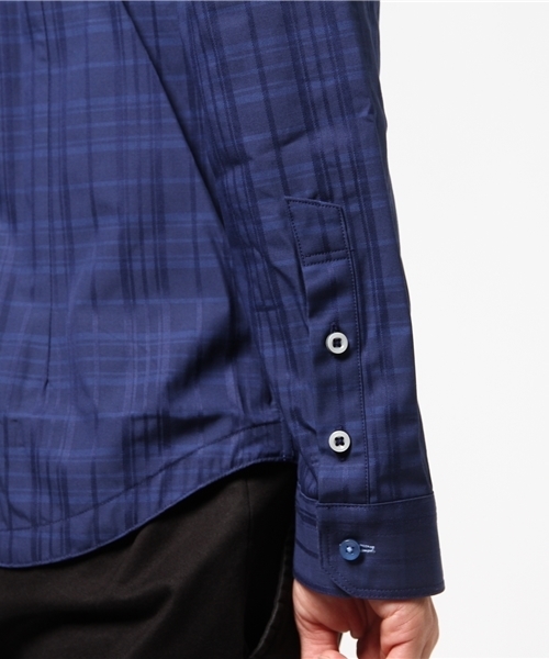 NICOLE CLUB FOR MEN（ニコルクラブフォーメン）の「ナポレオンボタンダウンカラーシャツ（シャツ/ブラウス・メンズ・ホワイト/ブラック/ネイビー/ラベンダー・LARGE/MEDIUM/X-LARGE）」の8枚目の写真