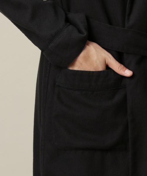 BEAUTY&YOUTH UNITED ARROWS（ビューティーアンドユースユナイテッドアローズ）の「BY ファノンネル シャツガウン◆（その他アウター・メンズ・ブラック/ネイビー・LARGE/MEDIUM）」の11枚目の写真