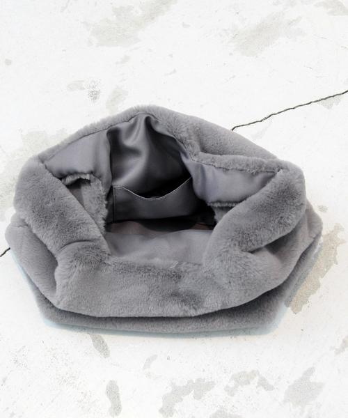 BEAUTY&YOUTH UNITED ARROWS（ビューティーアンドユースユナイテッドアローズ）の「BY∴ フェイクファーショッパーBAG ◆（トートバッグ・レディース・ブラック/グレー/ネイビー/その他1・FREE）」の8枚目の写真