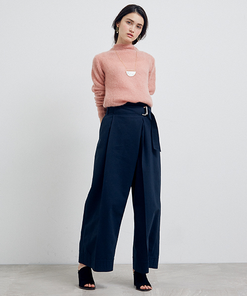 UNITED TOKYO（ユナイテッドトウキョウ）の「リッチラップワイドパンツ（その他パンツ・レディース・ブラウン/ネイビー・1）」の17枚目の写真