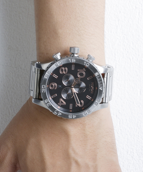 NIXON(ニクソン)の「THE 51-30 CHRONO(アナログ腕時計・メンズ・ブラック/ホワイト/ネイビー/ゴールド/ブラック系その他/ゴールド系その他/ピンクゴールド/ホワイト系その他/シルバー系その他/その他1/その他2/ブルー系その他/その他3/ブラック系その他2・FREE)」の12枚目の写真