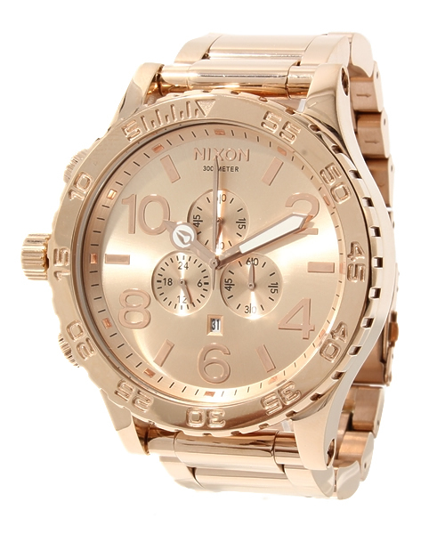 NIXON(ニクソン)の「THE 51-30 CHRONO(アナログ腕時計・メンズ・ブラック/ホワイト/ネイビー/ゴールド/ブラック系その他/ゴールド系その他/ピンクゴールド/ホワイト系その他/シルバー系その他/その他1/その他2/ブルー系その他/その他3/ブラック系その他2・FREE)」の10枚目の写真
