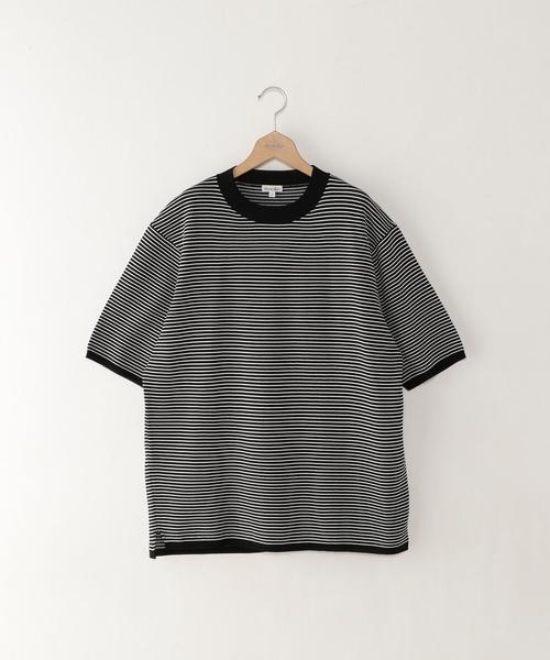 Steven Alan(スティーブンアラン)の「<Steven Alan> PPR/NY BOR MOCK 5SL/ニット ◆(ニット/セーター・メンズ・ブラック/クリーム・MEDIUM/SMALL/X-LARGE/LARGE)」の2枚目の写真