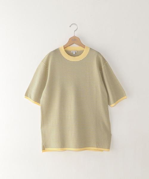 Steven Alan(スティーブンアラン)の「<Steven Alan> PPR/NY BOR MOCK 5SL/ニット ◆(ニット/セーター・メンズ・ブラック/クリーム・MEDIUM/SMALL/X-LARGE/LARGE)」の3枚目の写真