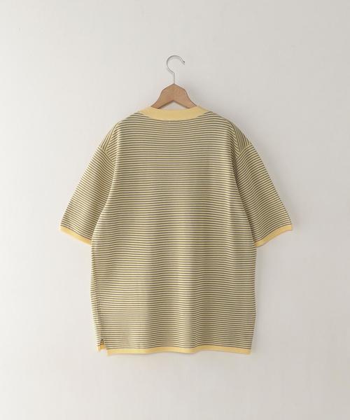 Steven Alan(スティーブンアラン)の「<Steven Alan> PPR/NY BOR MOCK 5SL/ニット ◆(ニット/セーター・メンズ・ブラック/クリーム・MEDIUM/SMALL/X-LARGE/LARGE)」の4枚目の写真