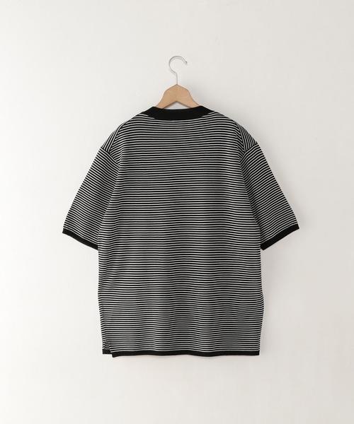 Steven Alan(スティーブンアラン)の「<Steven Alan> PPR/NY BOR MOCK 5SL/ニット ◆(ニット/セーター・メンズ・ブラック/クリーム・MEDIUM/SMALL/X-LARGE/LARGE)」の11枚目の写真