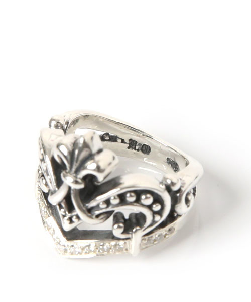ROYAL ORDER(ロイヤルオーダー)の「VERONIQUE TIARA RING w/ PAVÉ DIAMONDS(リング・レディース・シルバー・14号 US-7/11号 US-5h/10号 US-5/13号 US-6h/15号 US-7h/18号 US-9/16号 US-8/12号 US-6)」の5枚目の写真