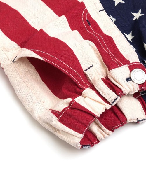 BREEZE（ブリーズ）の「星条旗柄パンツ 4.5分丈（その他パンツ・キッズ・レッド/グリーン・130/140/120/100/80/90/110/95）」の12枚目の写真