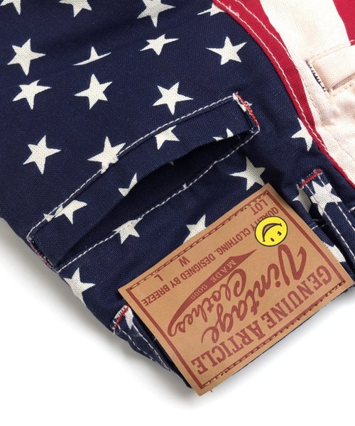 BREEZE（ブリーズ）の「星条旗柄パンツ 4.5分丈（その他パンツ・キッズ・レッド/グリーン・130/140/120/100/80/90/110/95）」の13枚目の写真
