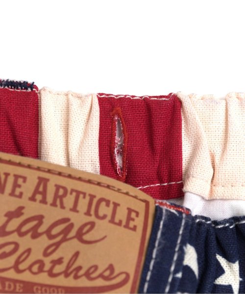 BREEZE（ブリーズ）の「星条旗柄パンツ 4.5分丈（その他パンツ・キッズ・レッド/グリーン・130/140/120/100/80/90/110/95）」の8枚目の写真