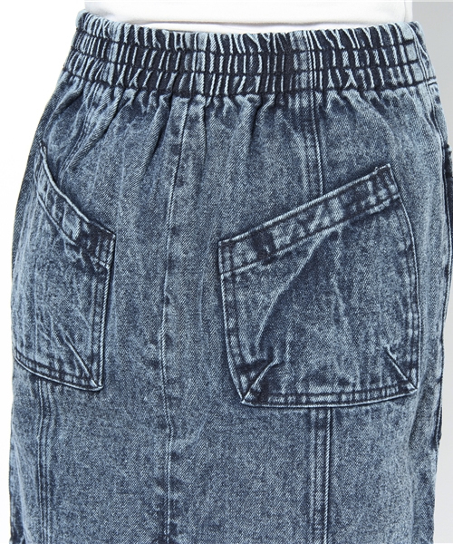 Kastane（カスタネ）の「デニムタイトSK（デニムスカート・レディース・カモフラージュ/インディゴブルー/ライトブルー/ケミカルウォッシュ/アニマル・MEDIUM/SMALL）」の14枚目の写真