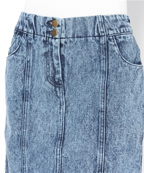 Kastane（カスタネ）の「デニムタイトSK（デニムスカート・レディース・カモフラージュ/インディゴブルー/ライトブルー/ケミカルウォッシュ/アニマル・MEDIUM/SMALL）」の7枚目の写真