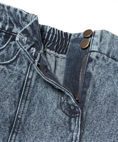 Kastane（カスタネ）の「デニムタイトSK（デニムスカート・レディース・カモフラージュ/インディゴブルー/ライトブルー/ケミカルウォッシュ/アニマル・MEDIUM/SMALL）」の12枚目の写真