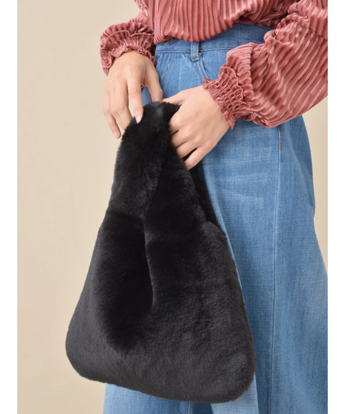 Green Parks(グリーンパークス)の「・エコファートートバッグ(トートバッグ・レディース・オフホワイト/ライトグレー/ブラック/ピンク・FREE)」の3枚目の写真