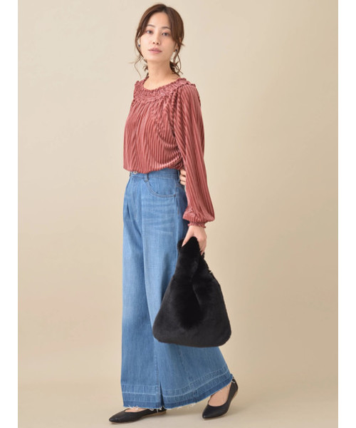 Green Parks(グリーンパークス)の「・エコファートートバッグ(トートバッグ・レディース・オフホワイト/ライトグレー/ブラック/ピンク・FREE)」の14枚目の写真