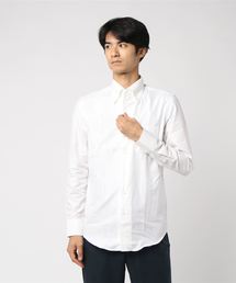 マイクロダイヤ柄シャツ【ワンピースカラー】
