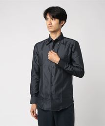 マイクロダイヤ柄シャツ【ワンピースカラー】