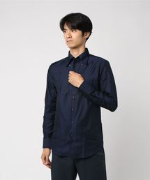 マイクロダイヤ柄シャツ【ワンピースカラー】