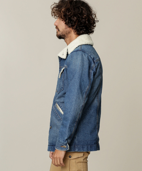 Wrangler（ラングラー）の「Wrangler/別注コーデュロイ　ランチコート（ブルゾン・メンズ・インディゴブルー/グレー/ベージュ・SMALL/MEDIUM/LARGE）」の8枚目の写真