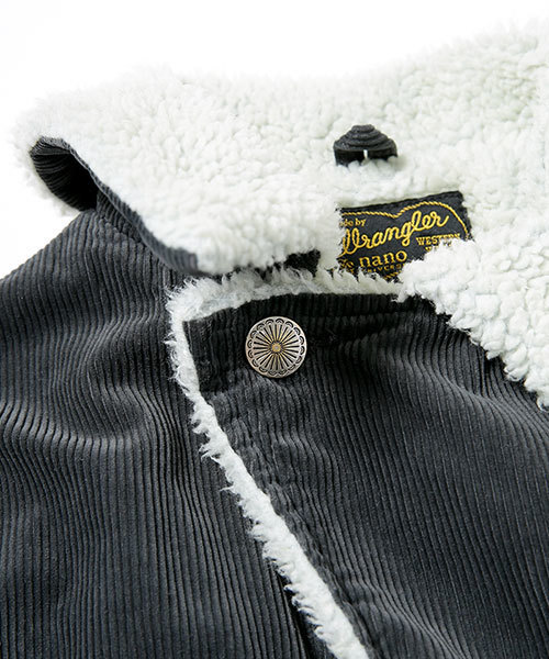 Wrangler（ラングラー）の「Wrangler/別注コーデュロイ　ランチコート（ブルゾン・メンズ・インディゴブルー/グレー/ベージュ・SMALL/MEDIUM/LARGE）」の11枚目の写真