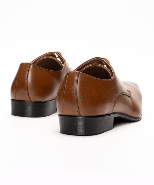 MM/ONE(エムエムワン)の「プレーントゥ ビジネスシューズ / 外羽根(ドレスシューズ・メンズ・ブラック/ブラウン・44/46/40/39/41/42/43/45)」の8枚目の写真