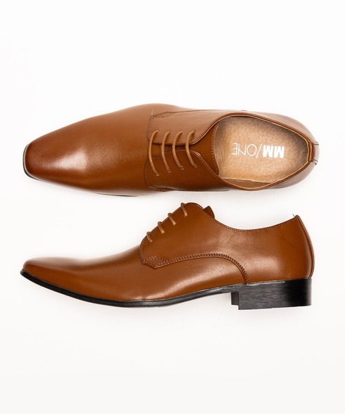 MM/ONE(エムエムワン)の「プレーントゥ ビジネスシューズ / 外羽根(ドレスシューズ・メンズ・ブラック/ブラウン・44/46/40/39/41/42/43/45)」の10枚目の写真