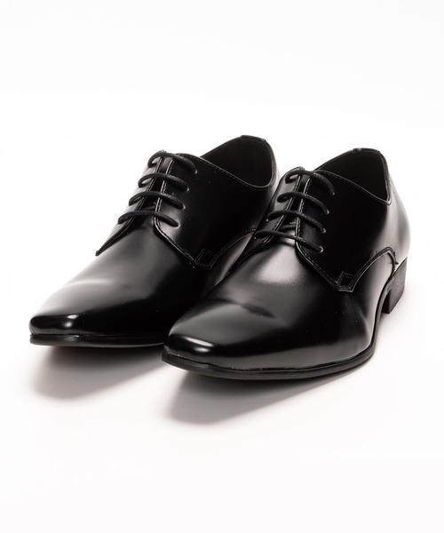 MM/ONE(エムエムワン)の「プレーントゥ ビジネスシューズ / 外羽根(ドレスシューズ・メンズ・ブラック/ブラウン・44/46/40/39/41/42/43/45)」の4枚目の写真