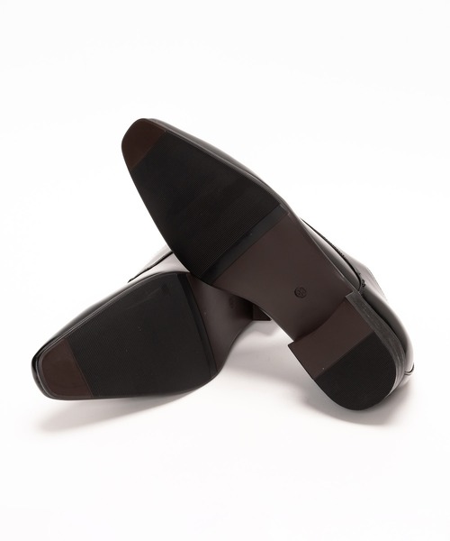 MM/ONE(エムエムワン)の「プレーントゥ ビジネスシューズ / 外羽根(ドレスシューズ・メンズ・ブラック/ブラウン・44/46/40/39/41/42/43/45)」の6枚目の写真