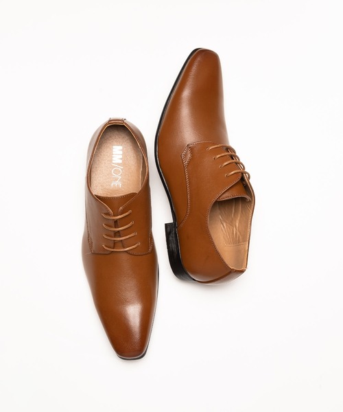 MM/ONE(エムエムワン)の「プレーントゥ ビジネスシューズ / 外羽根(ドレスシューズ・メンズ・ブラック/ブラウン・44/46/40/39/41/42/43/45)」の9枚目の写真