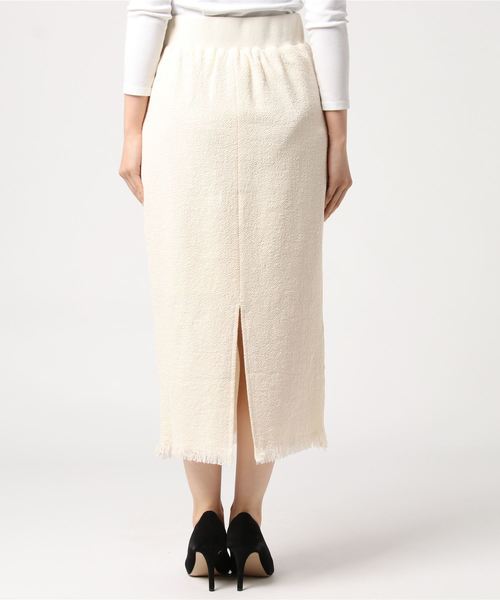 DouDou（ドゥドゥ）の「メキシカンタイトスカート（スカート・レディース・ブラック/オフホワイト/アイボリー・FREE）」の5枚目の写真