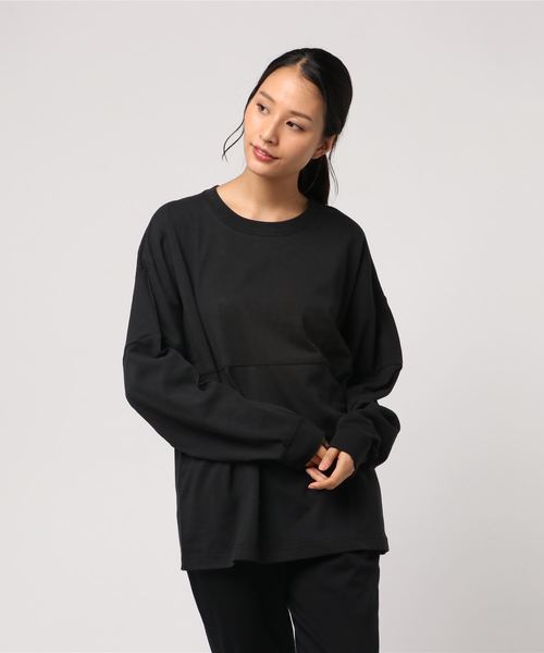 SILVER BULLET(シルバーバレット)の「『CavariA/キャバリア』ビッグシルエットUSAコットンドロップショルダークルーネック長袖Tシャツ(スウェット・メンズ・ホワイト/ブラック/ベージュ/ネイビー/レッド/ライトベージュ・M/L)」の18枚目の写真