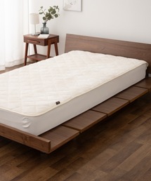 EMOOR（エムール）の「＋2℃ あったか敷きパッド【EMOORHEAT】エムールヒート(R)もちふわフランネル/シングル（寝具）」