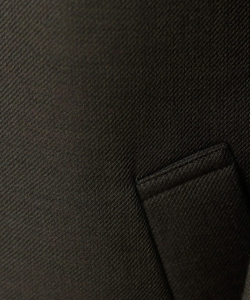 ElegChic(エレグシック)の「シンプルボンディングフード ロング コート 結婚式対応(モッズコート・レディース・チャコールグレー/カーキ/ネイビー・M)」の17枚目の写真