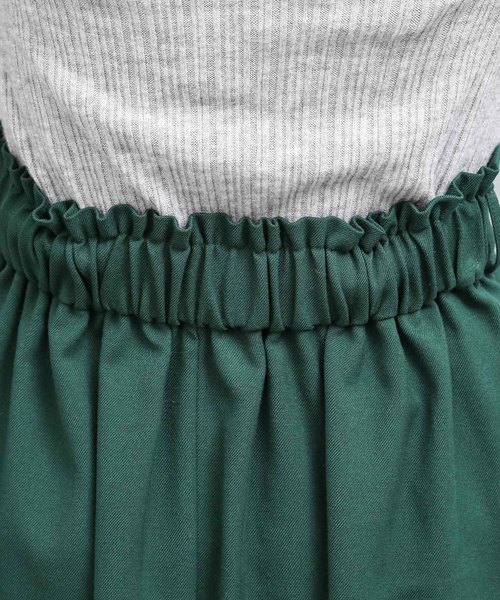 VIS（ビス）の「【泉里香着用アイテム】ベルト付ミモレ丈スカート（スカート・レディース・ネイビー/グリーン/キャメル・S/M）」の8枚目の写真
