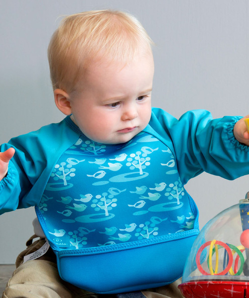 Bibetta（ビベッタ）の「【Bibetta/ビベッタ】ラグランスリーブ付き ウルトラビブ（マグ/哺乳瓶/お食事グッズ・キッズ・その他1/その他2/その他3/その他4/その他5/その他6/ブルー系その他2/ブルー系その他/ピンク系その他/ピンク系その他2・ONESIZE/ONE SIZE）」の7枚目の写真