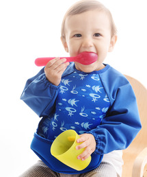 Bibetta | 【Bibetta/ビベッタ】ラグランスリーブ付き ウルトラビブ(マグ/哺乳瓶/お食事グッズ)