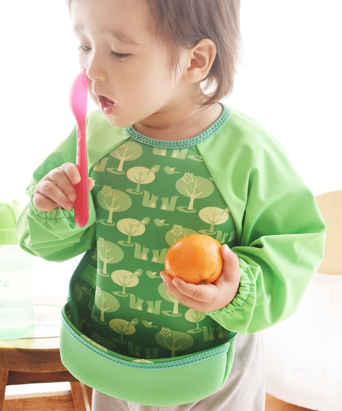 Bibetta（ビベッタ）の「【Bibetta/ビベッタ】ラグランスリーブ付き ウルトラビブ（マグ/哺乳瓶/お食事グッズ・キッズ・その他1/その他2/その他3/その他4/その他5/その他6/ブルー系その他2/ブルー系その他/ピンク系その他/ピンク系その他2・ONESIZE/ONE SIZE）」の8枚目の写真