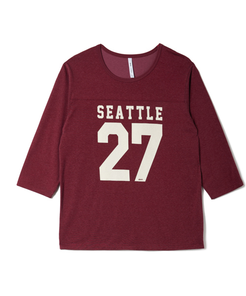 glamb(グラム)の「SEATTLE CS(Tシャツ/カットソー・メンズ・ブラック/ネイビー/マスタード/バーガンディー・1/2/3/4)」の4枚目の写真