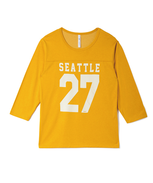 glamb(グラム)の「SEATTLE CS(Tシャツ/カットソー・メンズ・ブラック/ネイビー/マスタード/バーガンディー・1/2/3/4)」の3枚目の写真