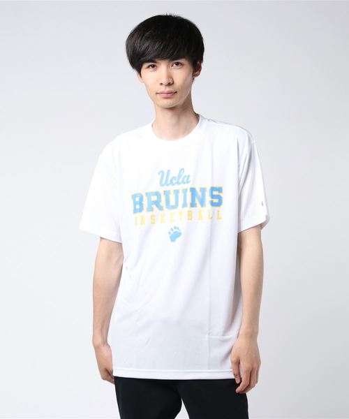 Champion(チャンピオン)の「【Champion/チャンピオン】メンズ DRYSAVER UCLA プラクティスTシャツ(Tシャツ/カットソー・メンズ・ブラック系その他4/ブラック/グレー/ホワイト/ネイビー・LARGE/MEDIUM/X-LARGE/SMALL)」の1枚目の写真