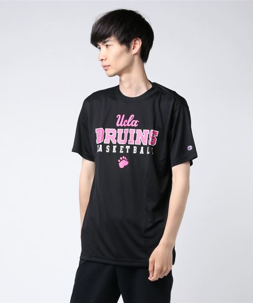 Champion(チャンピオン)の「【Champion/チャンピオン】メンズ DRYSAVER UCLA プラクティスTシャツ(Tシャツ/カットソー・メンズ・ブラック系その他4/ブラック/グレー/ホワイト/ネイビー・LARGE/MEDIUM/X-LARGE/SMALL)」の3枚目の写真